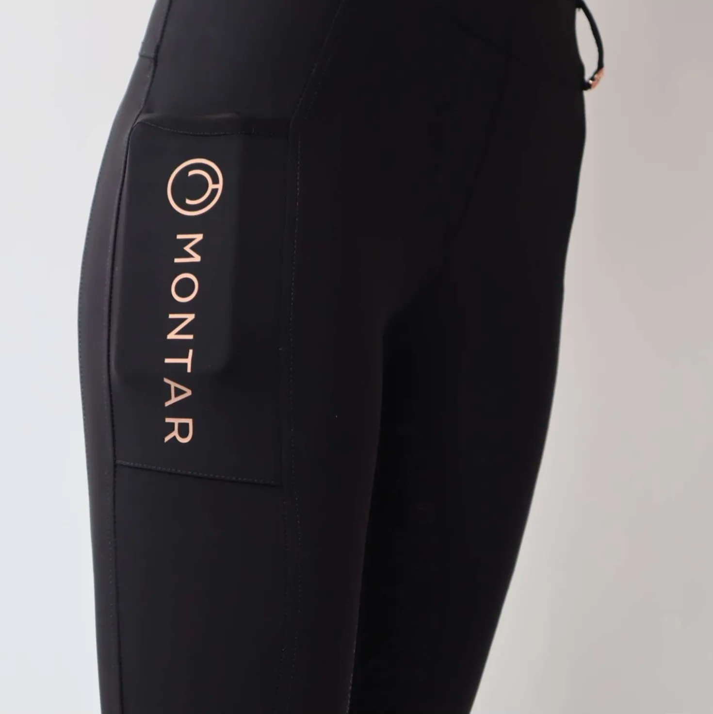 Montar Rijlegging Michelle Rosegold Logo Zwart