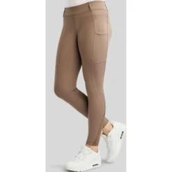 Montar Rijlegging MoWilma Hybrid Pintucks Golden Quartz Crystals Full Grip Nougat Brown