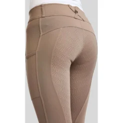 Montar Rijlegging MoWilma Hybrid Pintucks Golden Quartz Crystals Full Grip Nougat Brown