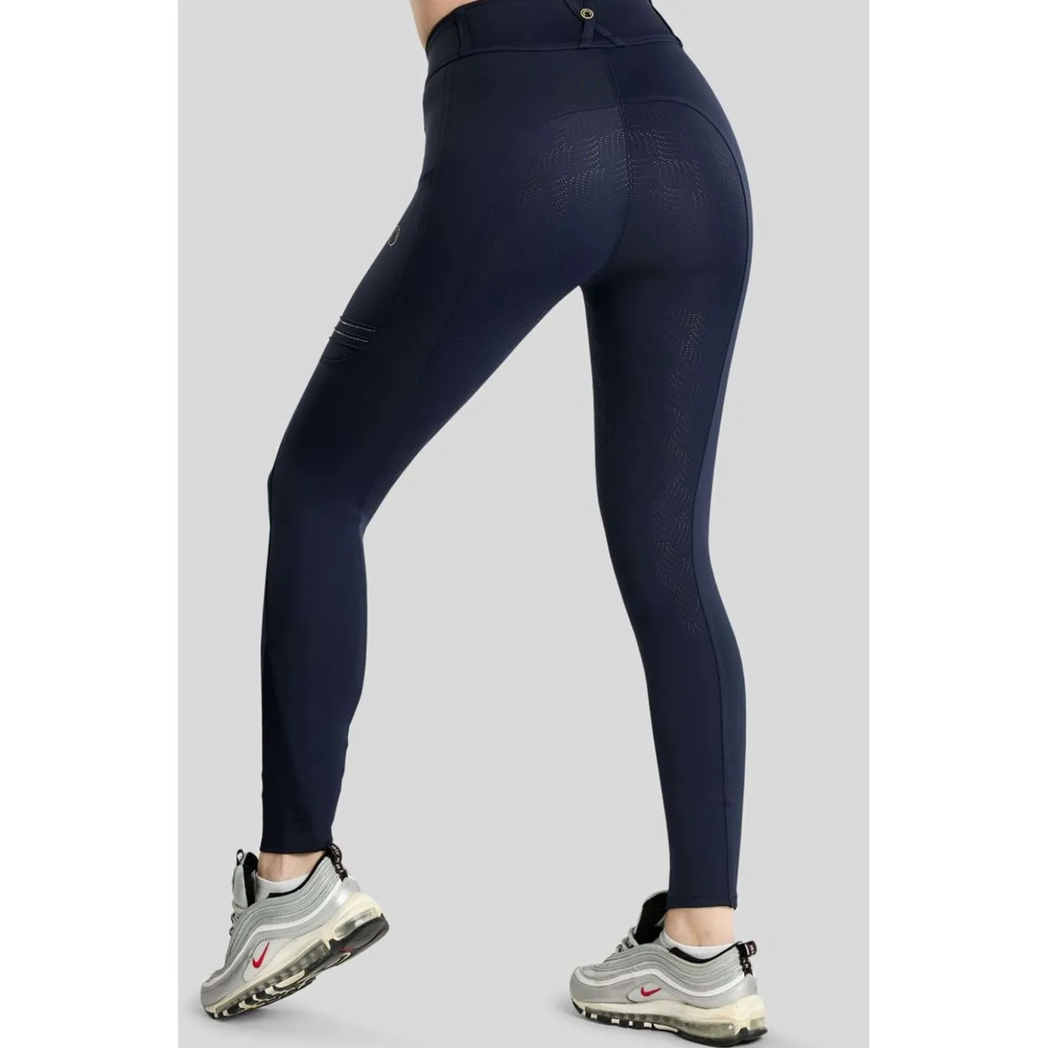 Montar Rijlegging MoWilma Hybrid Pintucks Golden Quartz Crystals Full Grip Navy