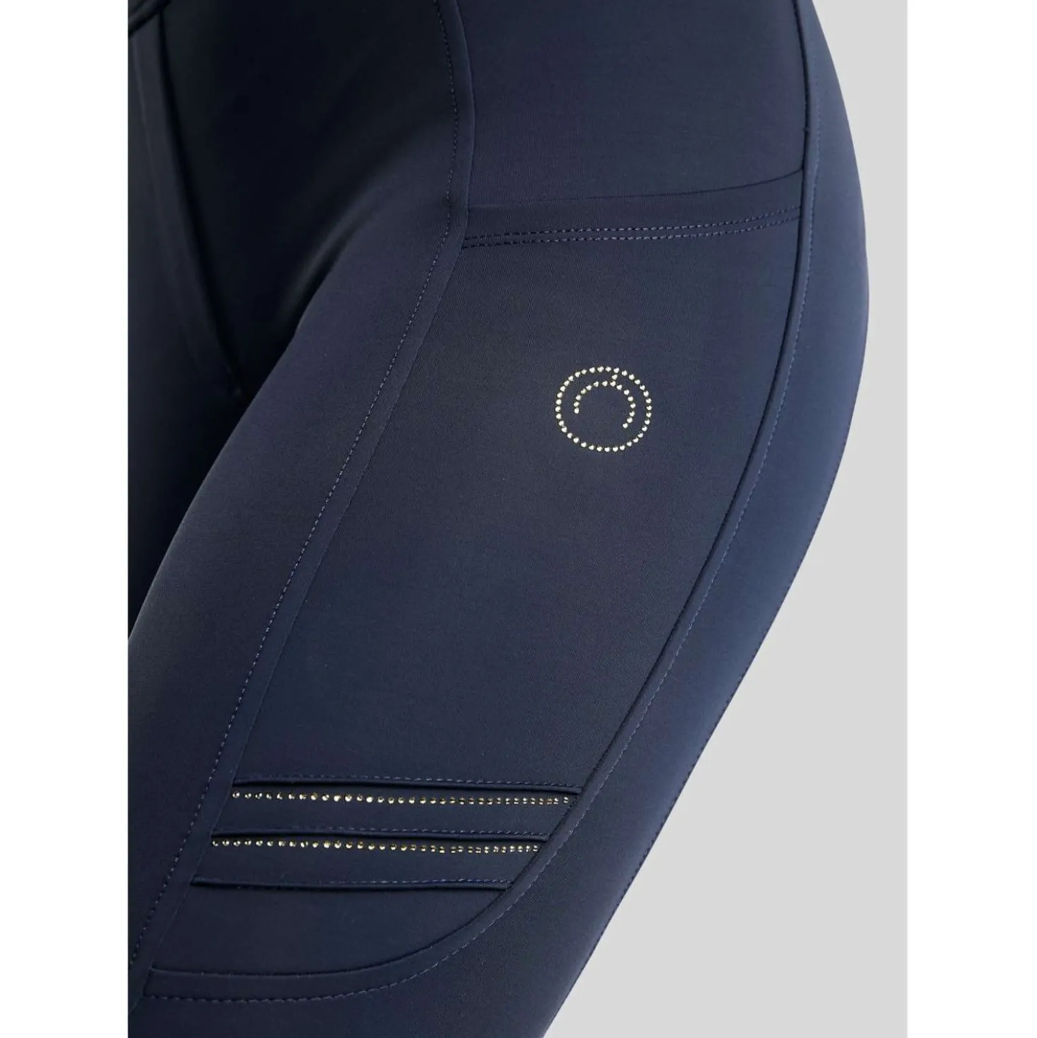 Montar Rijlegging MoWilma Hybrid Pintucks Golden Quartz Crystals Full Grip Navy