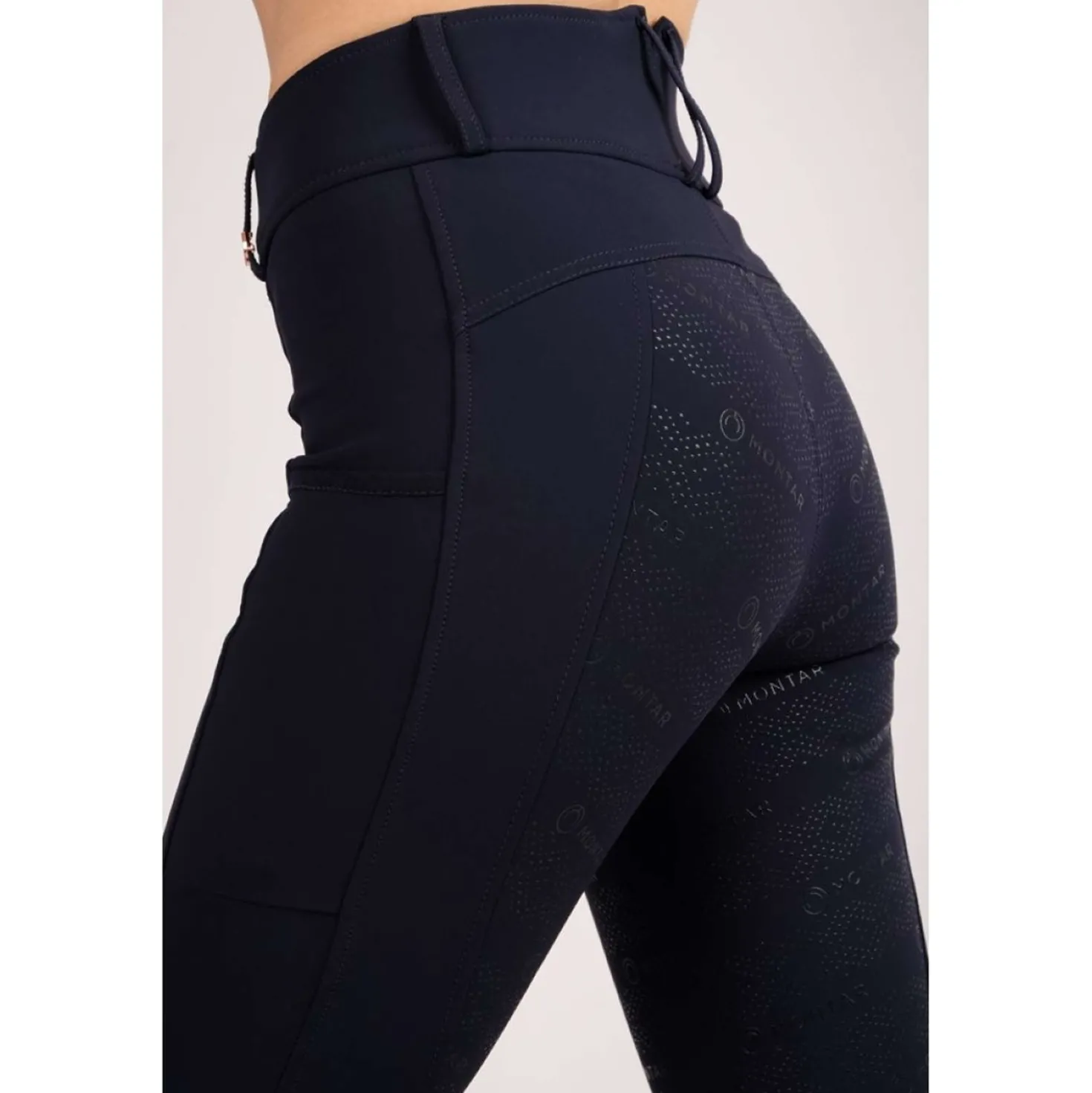 Montar Rijlegging Rosegold Logo Junior Navy