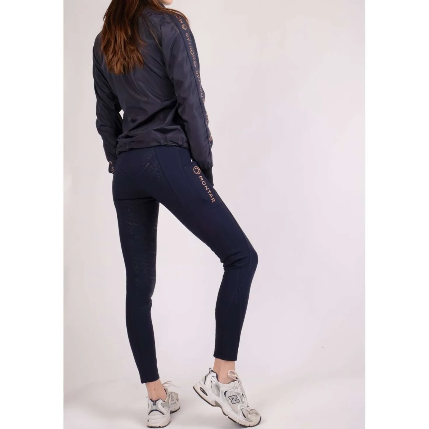 Montar Rijlegging Rosegold Logo Junior Navy