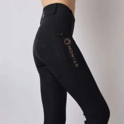 Montar Rijlegging Rosegold Logo Junior Zwart