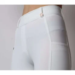 Montar Rijlegging Rosegold Logo Junior Wit