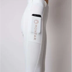 Montar Rijlegging Rosegold Logo Junior Wit