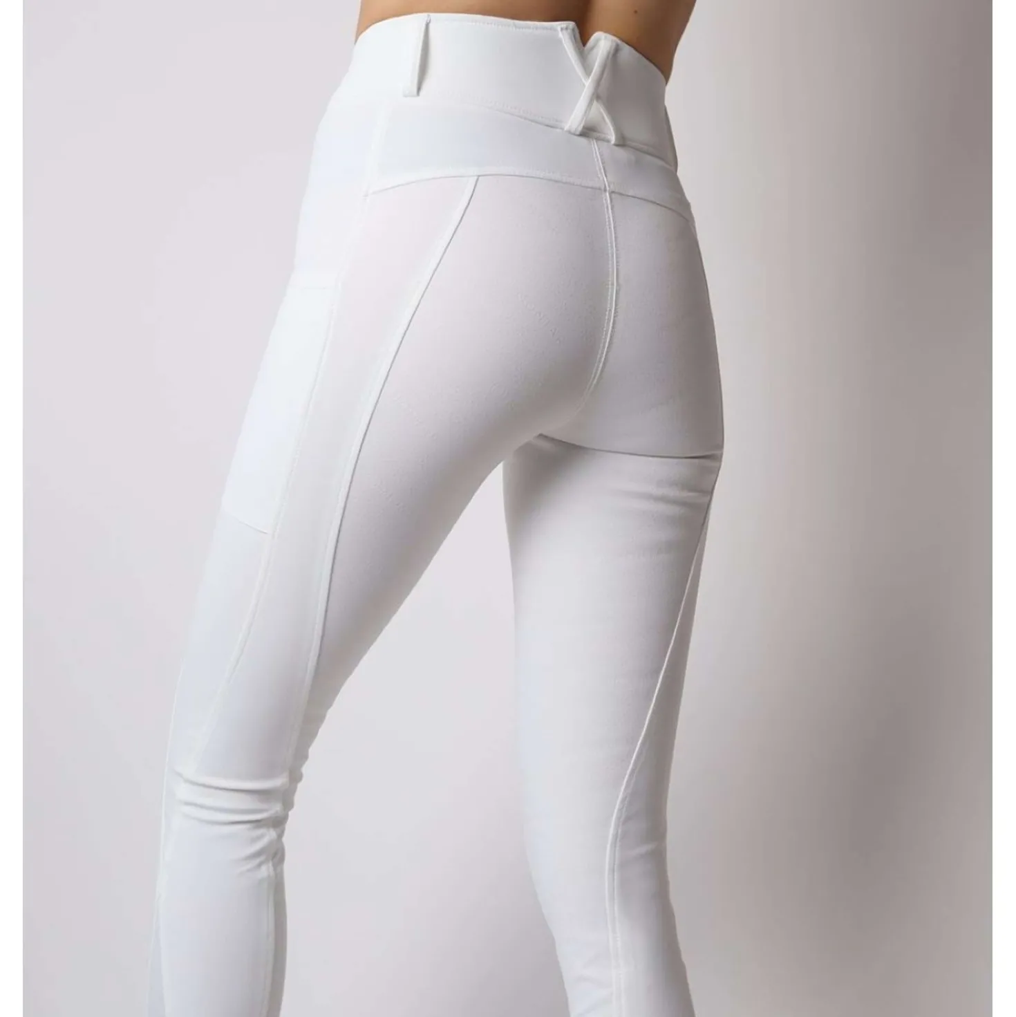 Montar Rijlegging Rosegold Logo Junior Wit