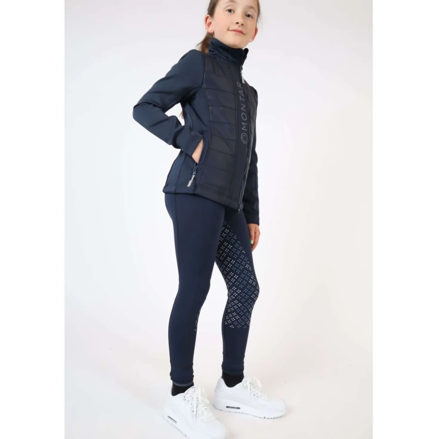 Montar Rijlegging Selena Pull On Junior Full Grip Navy