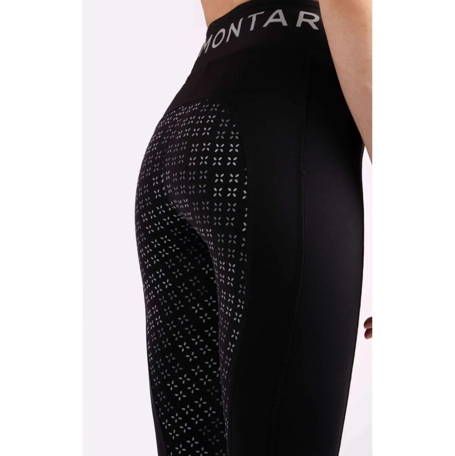Montar Rijlegging Selena Pull On Junior Full Grip Zwart