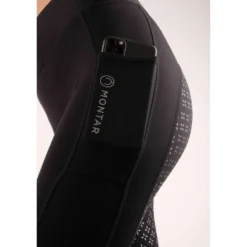 Montar Rijlegging Selena Pull On Junior Full Grip Zwart