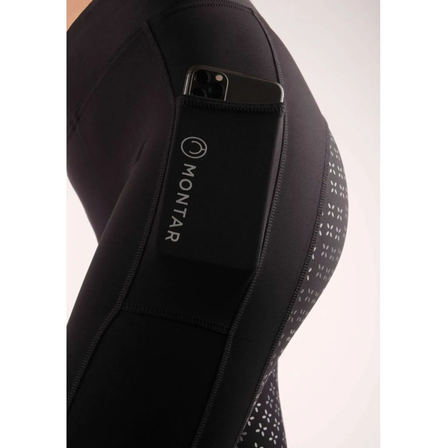 Montar Rijlegging Selena Pull On Junior Full Grip Zwart
