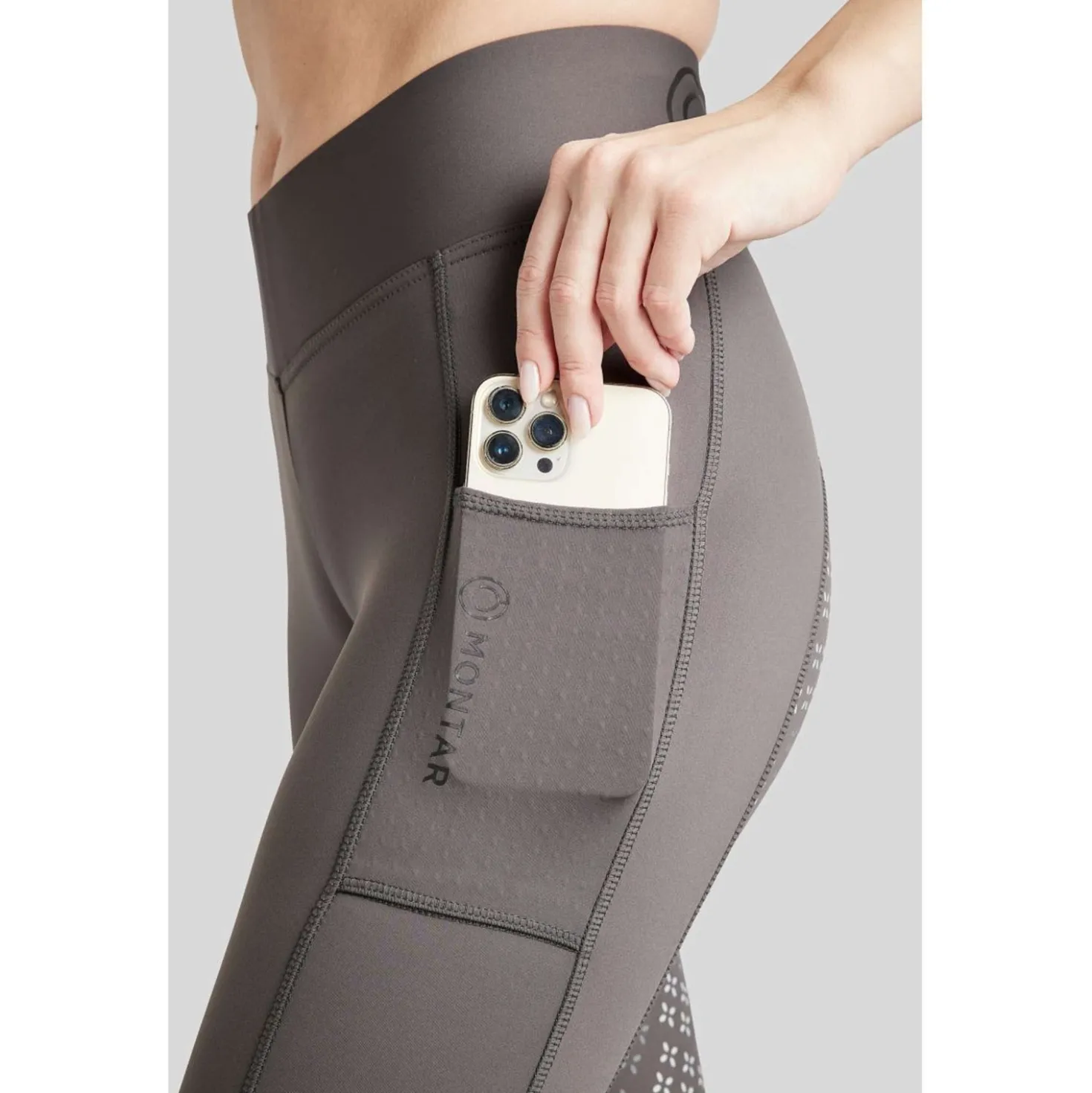 Montar Rijlegging Selena Pull On Full Grip Grijs