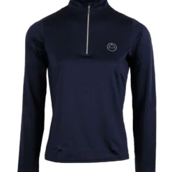 Montar Shirt Everly Crystal Logo Lange Mouwen Navy