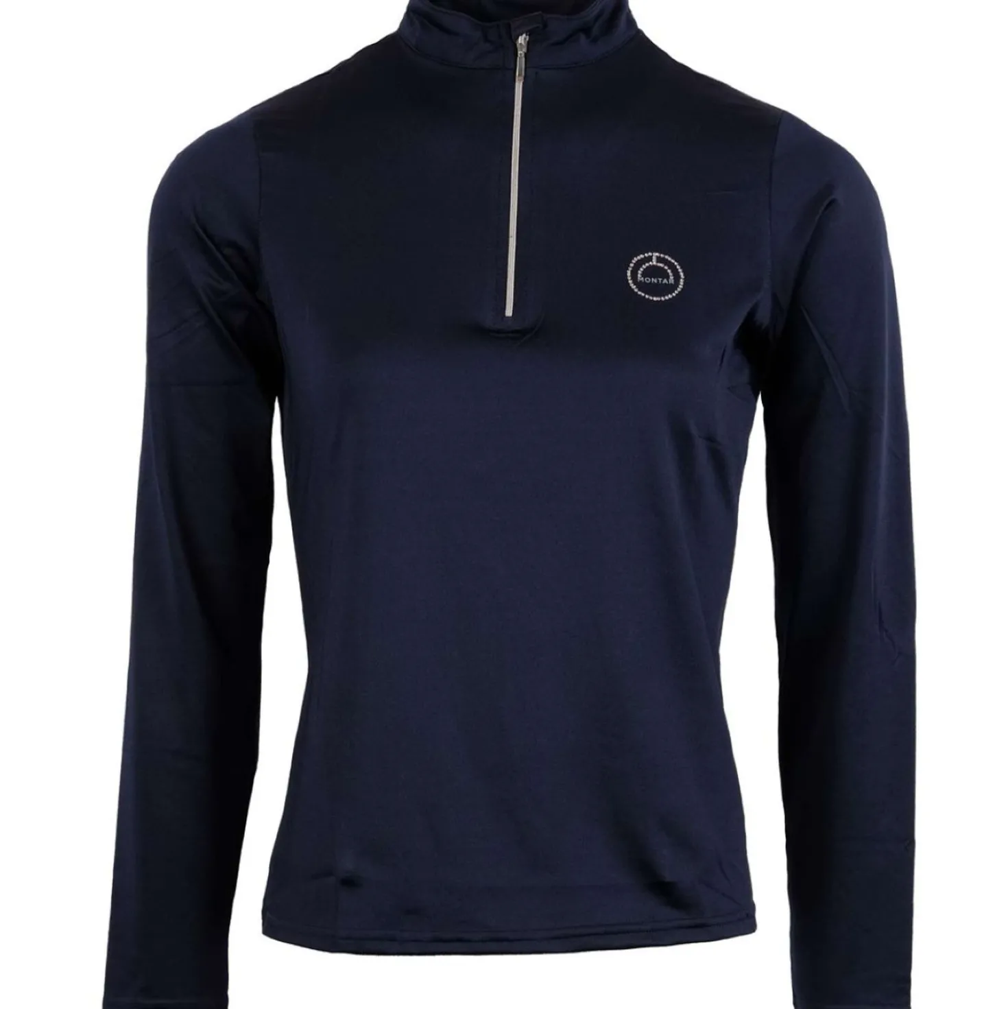 Montar Shirt Everly Crystal Logo Lange Mouwen Navy