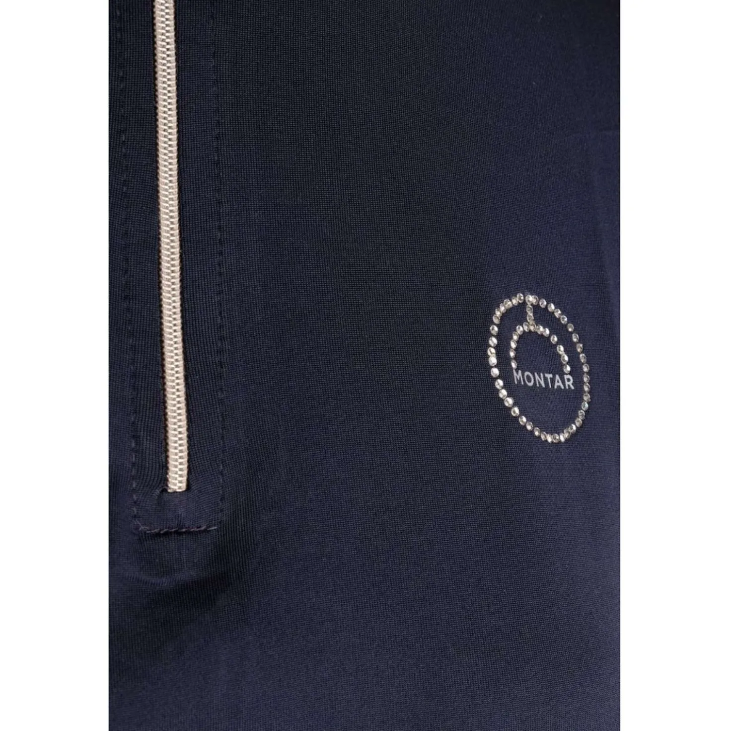 Montar Shirt Everly Crystal Logo Lange Mouwen Navy