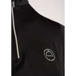 Montar Shirt Everly Crystal Logo Lange Mouwen Zwart
