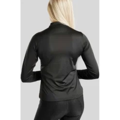 Montar Shirt Everly Crystal Logo Lange Mouwen Zwart