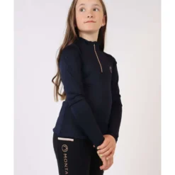 Montar Shirt Everly Rosegold Junior Lange mouwen Navy