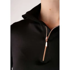 Montar Shirt Everly Rosegold Lange Mouwen Zwart