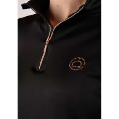 Montar Shirt Everly Rosegold Lange Mouwen Zwart