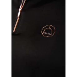 Montar Shirt Everly Rosegold Lange Mouwen Zwart