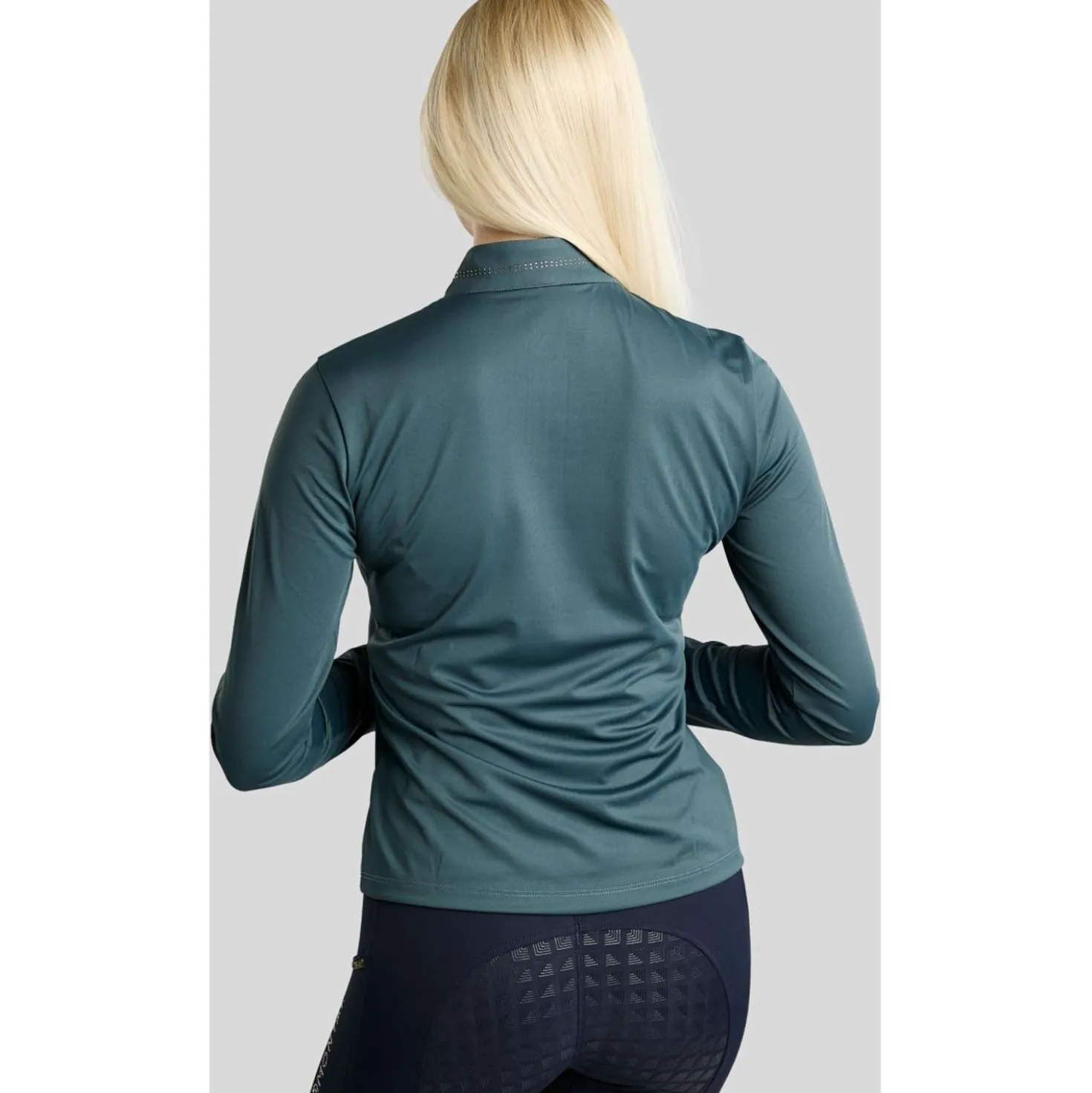 Montar Shirt MoEverline Golden Quartz Crystals Lange Mouwen Dark Slate