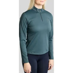 Montar Shirt MoEverline Golden Quartz Crystals Lange Mouwen Dark Slate