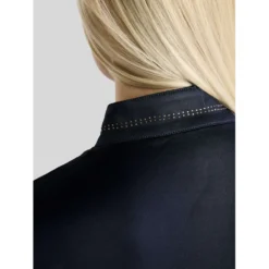 Montar Shirt MoEverline Golden Quartz Crystals Lange Mouwen Navy