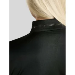 Montar Shirt MoEverline Golden Quartz Crystals Lange Mouwen Zwart