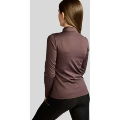 Montar Shirt MoEverline Golden Quartz Crystals Kids Lange Mouwen Black Peony