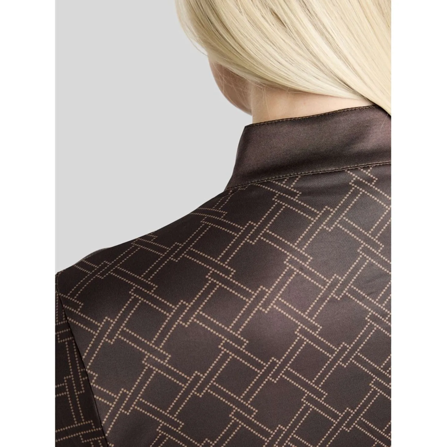 Montar Shirt MoLeia Lumber Check All Over Printed Lange Mouwen Black Peony
