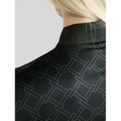 Montar Shirt MoLeia Lumber Check All Over Printed Lange Mouwen Zwart
