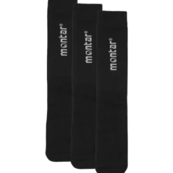 Montar Sokken Nylon 3-Pack Zwart