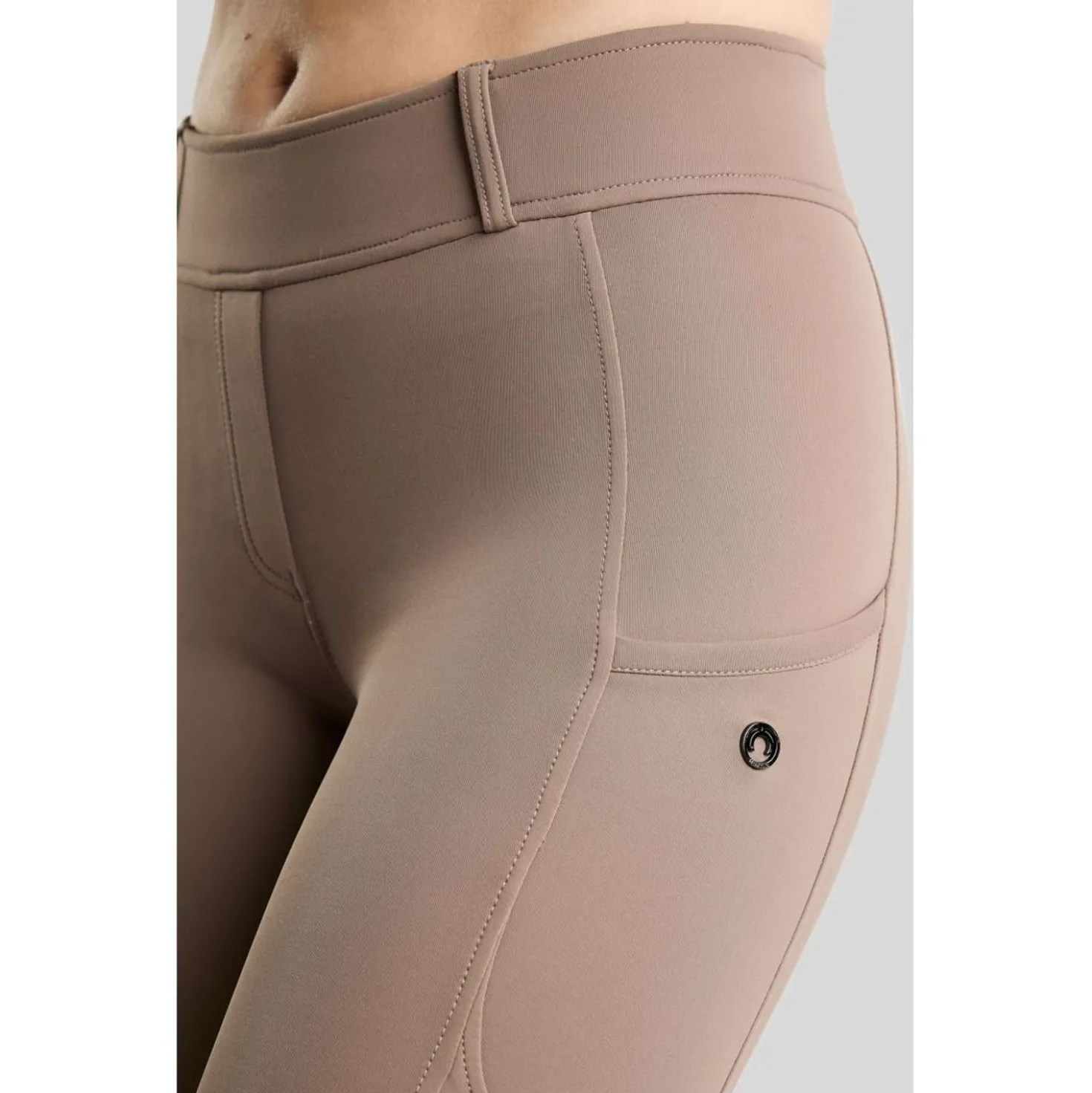 Montar Thermo Rijlegging MoAddie Hybrid Gun Metal Logo Full Grip Nougat Brown