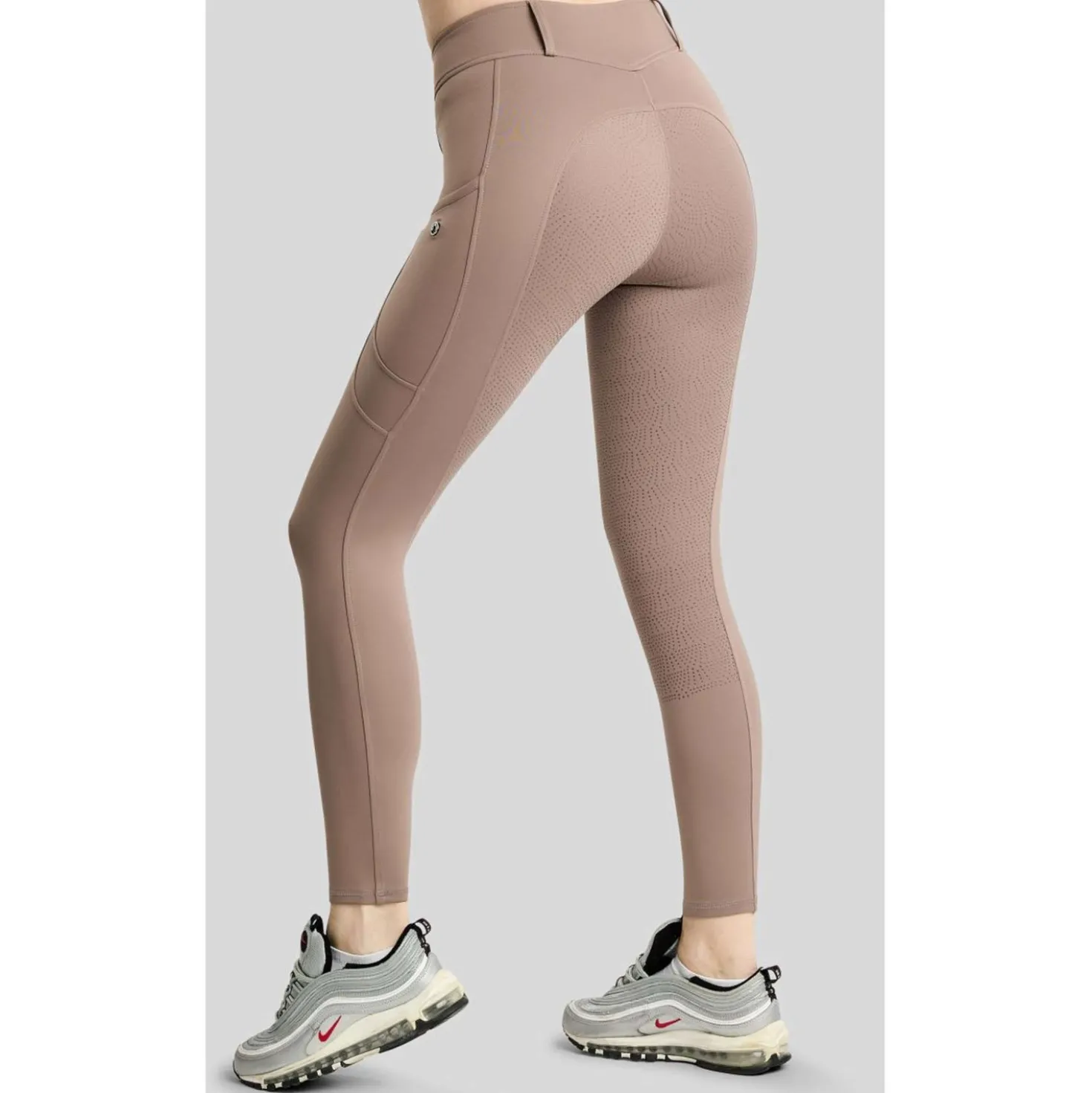Montar Thermo Rijlegging MoAddie Hybrid Gun Metal Logo Full Grip Nougat Brown