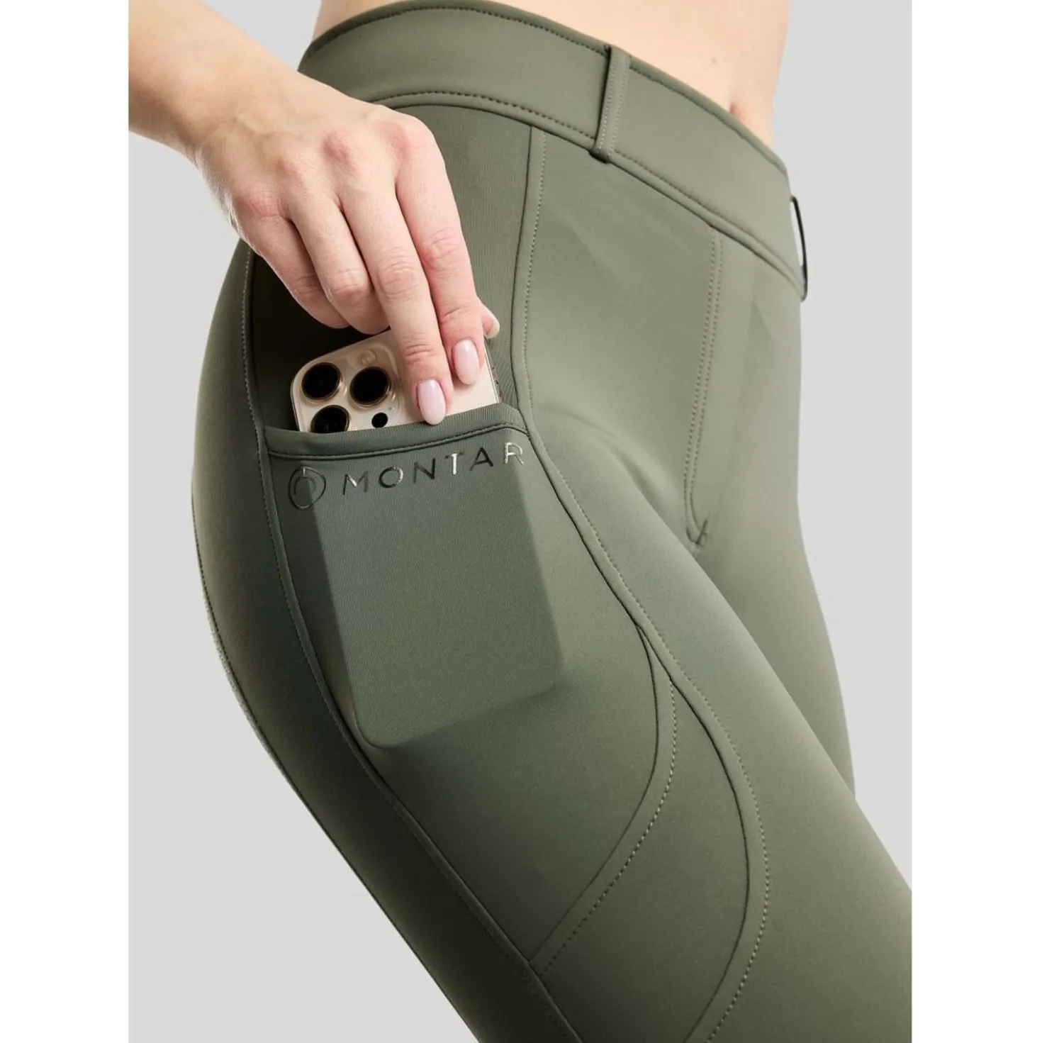 Montar Thermo Rijlegging MoAddie Hybrid Gun Metal Logo Full Grip Forest Green