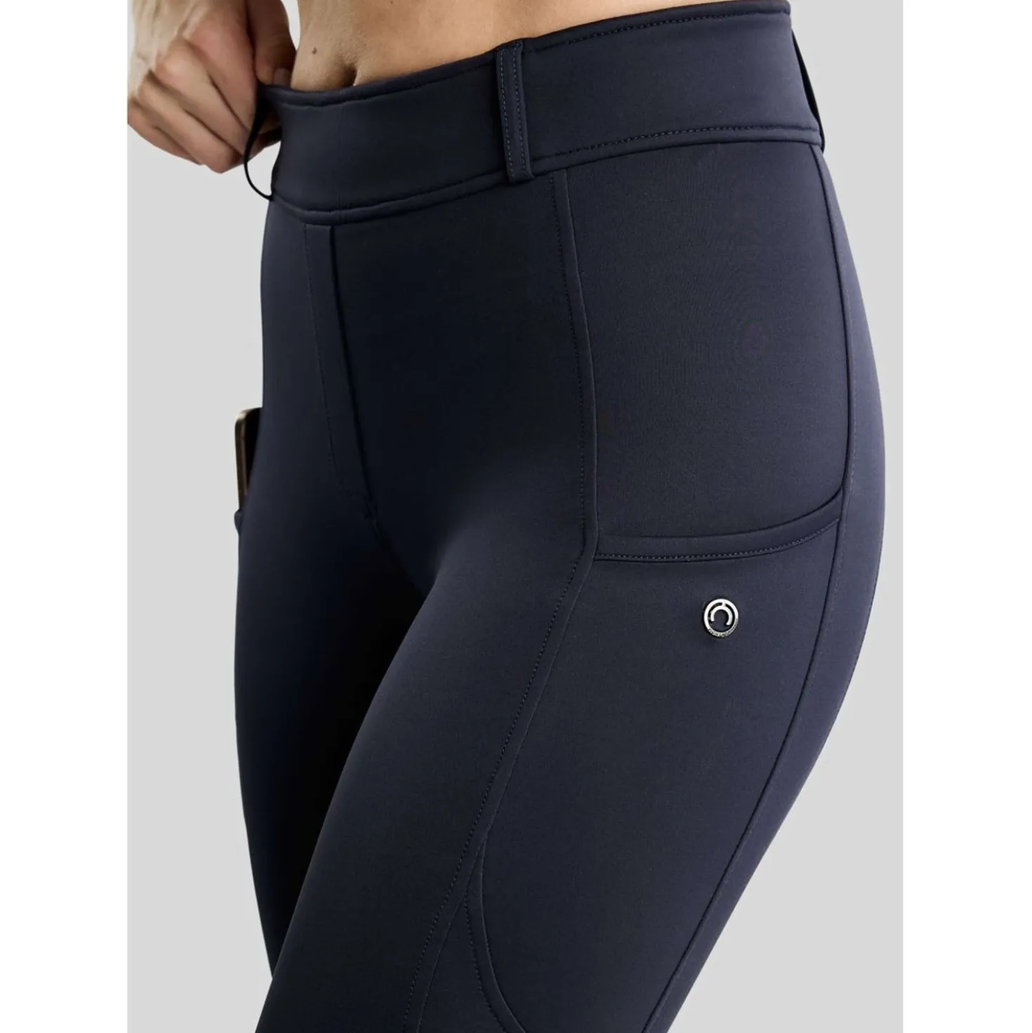 Montar Thermo Rijlegging MoAddie Hybrid Gun Metal Logo Full Grip Navy