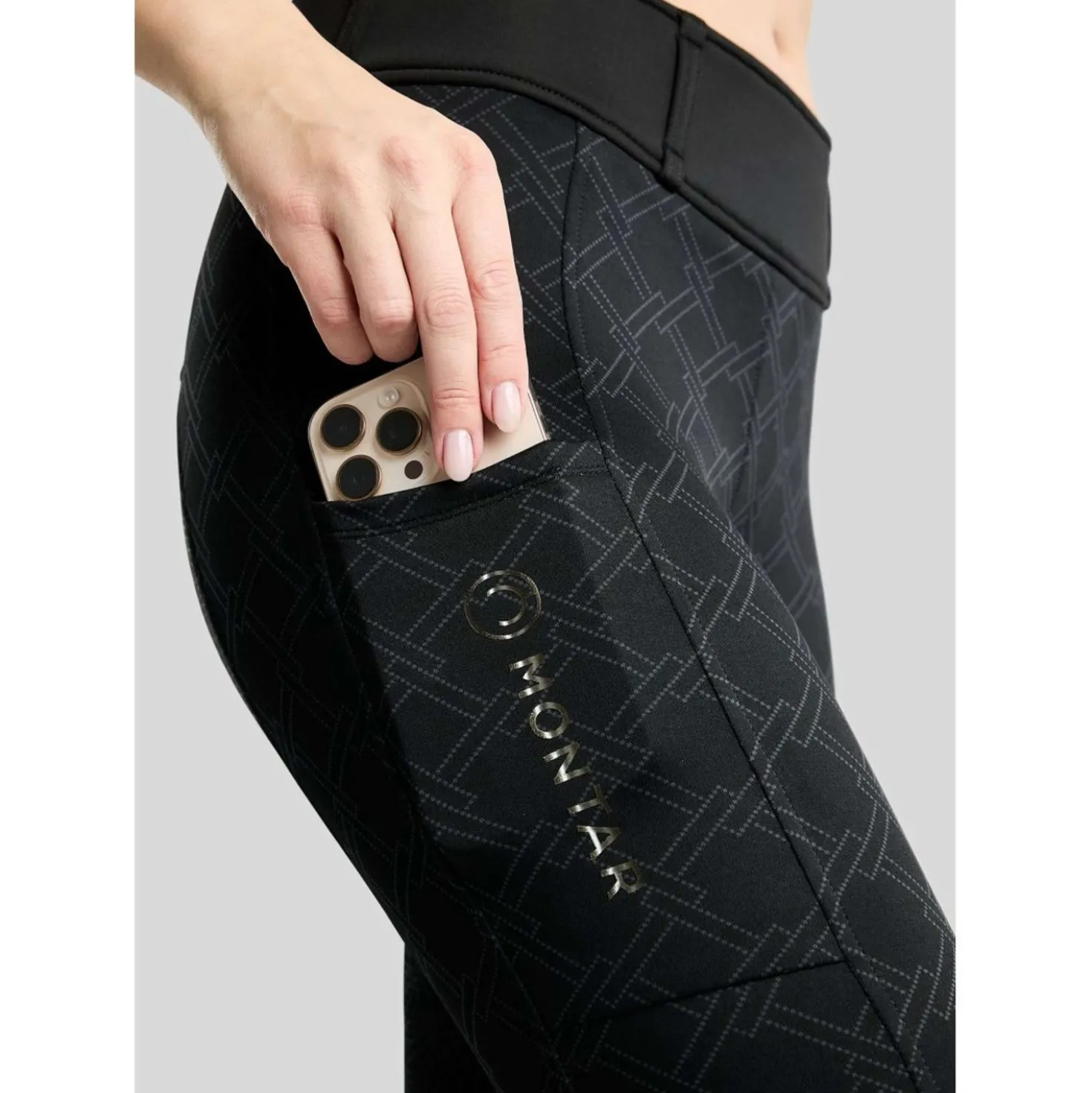 Montar Thermo Rijlegging MoLeia Lumber Check All Over Printed Full Grip Zwart