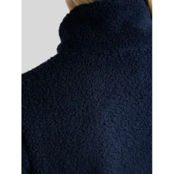 Montar Trui MoEbba Q-Zip Teddy Pile Golden Quartz Navy