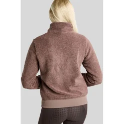 Montar Trui MoEbba Q-Zip Teddy Pile Golden Quartz Nougat Brown