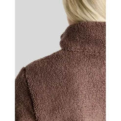 Montar Trui MoEbba Q-Zip Teddy Pile Golden Quartz Nougat Brown