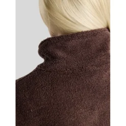 Montar Trui MoEbba Q-Zip Teddy Pile Golden Quartz Black Peony