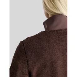 Montar Vest MoEbba Teddy Pile Golden Quartz Black Peony