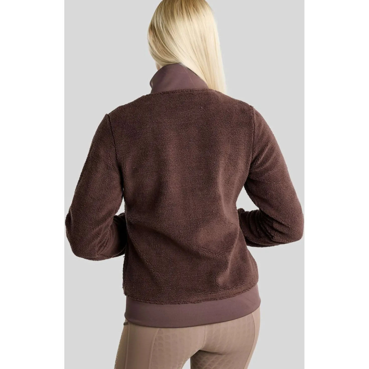 Montar Vest MoEbba Teddy Pile Golden Quartz Black Peony