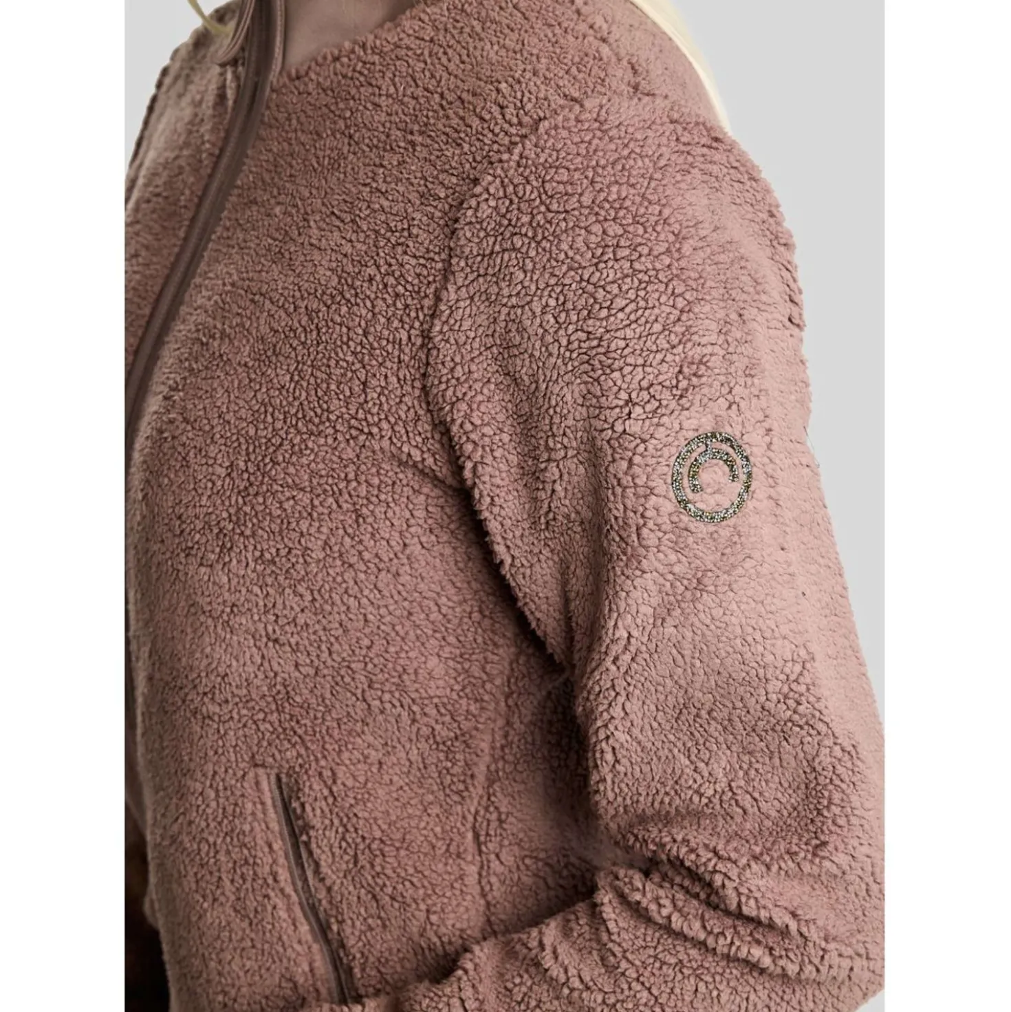 Montar Vest MoEbba Teddy Pile Golden Quartz Nougat Brown