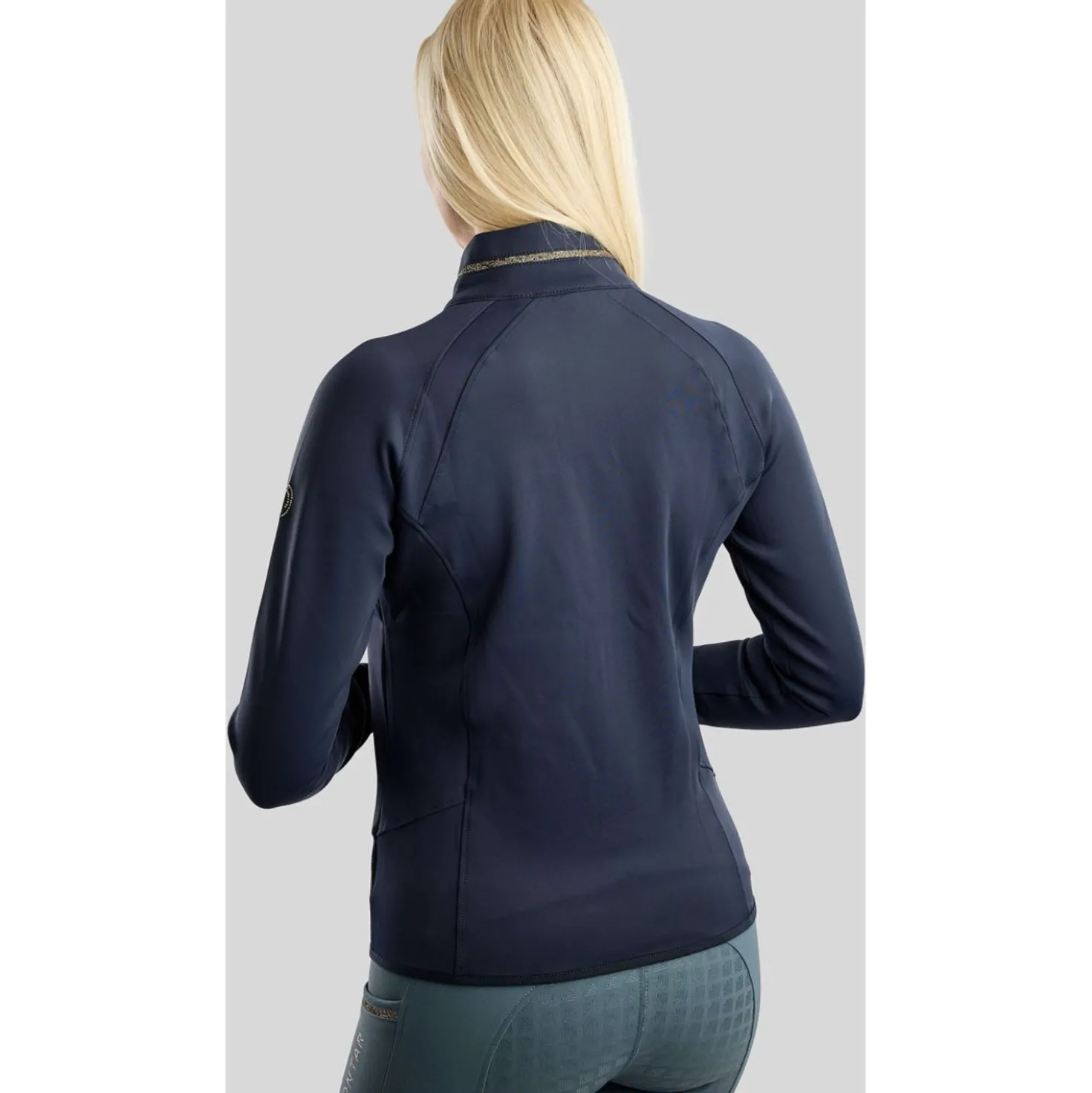Montar Vest MoVeronica Golden Quartz Crystal Navy