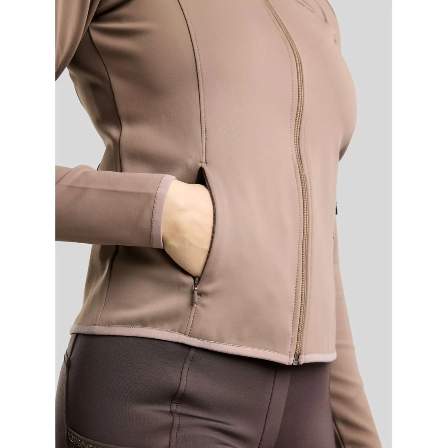 Montar Vest MoVeronica Golden Quartz Crystal Nougat Brown