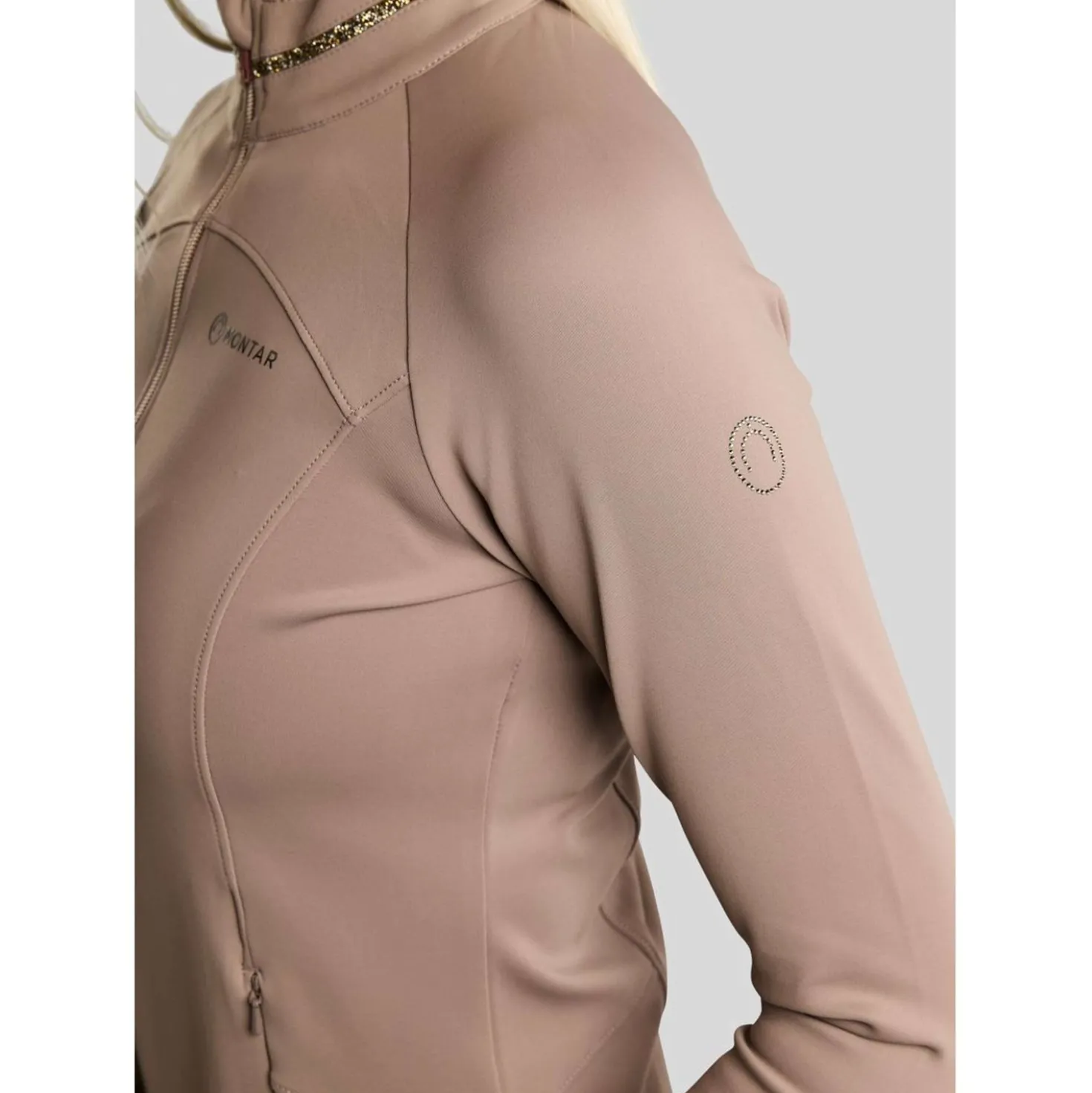 Montar Vest MoVeronica Golden Quartz Crystal Nougat Brown