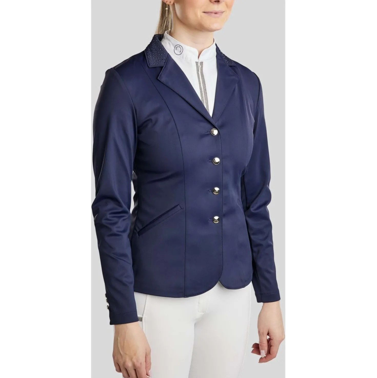 Montar Wedstrijdjasje Bonnie Crystal Navy