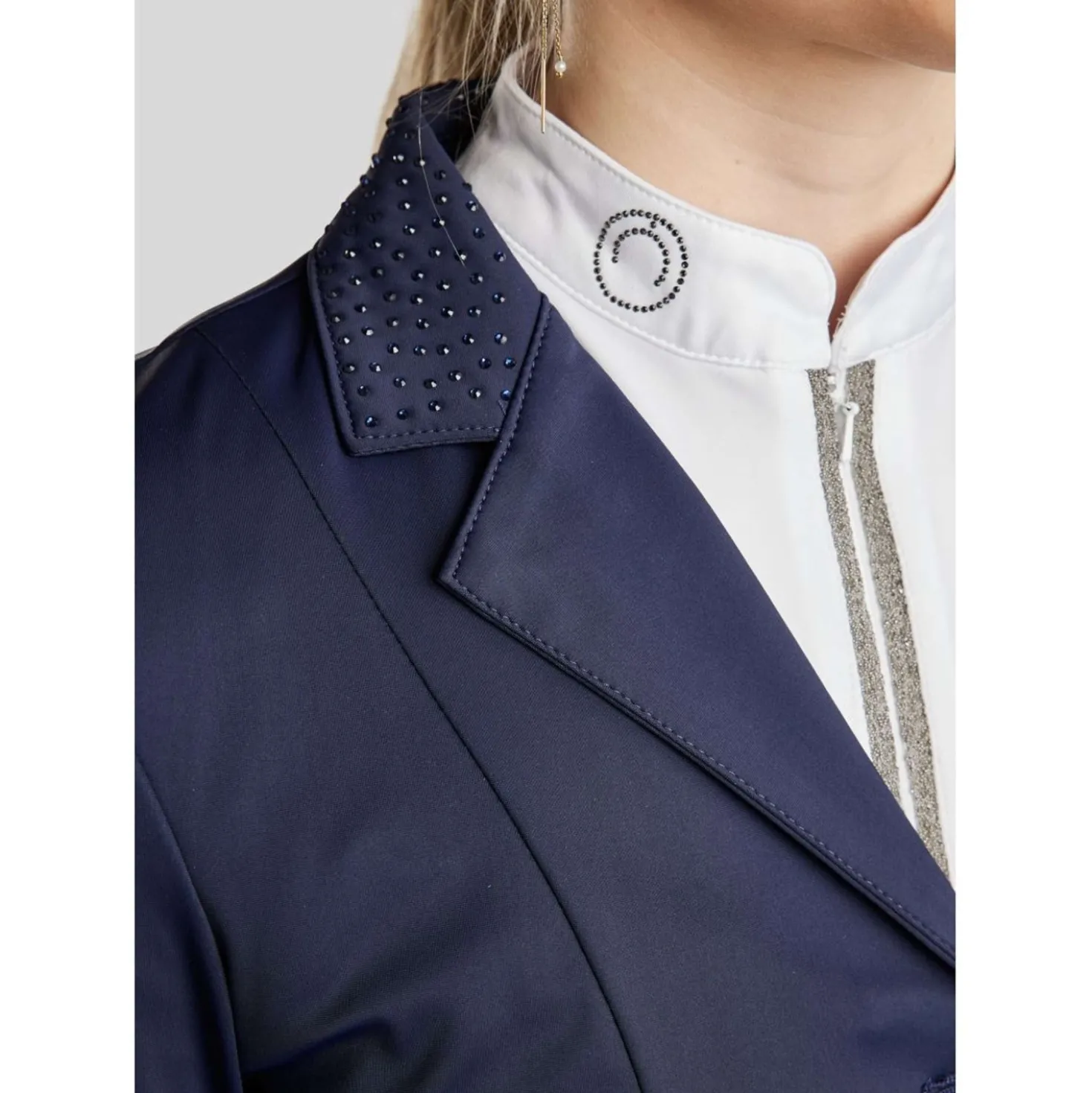 Montar Wedstrijdjasje Bonnie Crystal Navy